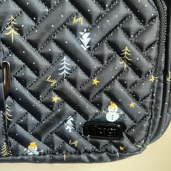 Lug Carousel XL Crossbody Bag Snowman Trees - Picture 3 of 12